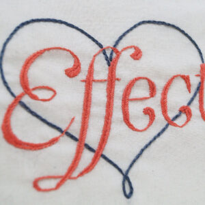Lettering bordado (Bordado II)